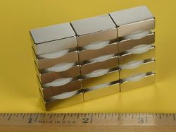 bc84 - 3/4 x 1/2 x 1/4 Inch Neodymium Rare Earth Block Magnet N42 -2