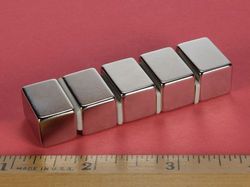 bc88 - 3/4 x 1/2 x 1/2 Inch Neodymium Rare Earth Block Magnet N42 -2