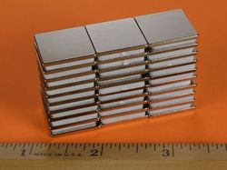 bcc1 - 3/4 x 3/4 x 1/16 Inch Neodymium Rare Earth Block Magnet N42 -2