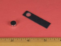 bp6 - 3/8 x 1/32 Inch Adhesive Non Slip Pads for Magnets  4 Dots-2