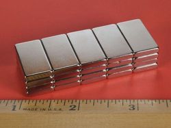 bx028 - 1 x 1/8 x 1/2 Inch Neodymium Rare Earth Bar Magnet N42 -2