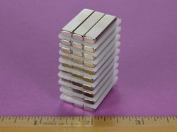 bx042 - 1 x 1/4 x 1/8 Inch Neodymium Rare Earth Bar Magnet N42 -2