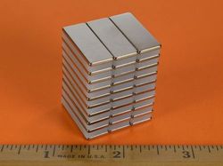 bx061 - 1 x 3/8 x 1/16 Inch Neodymium Rare Earth Bar Magnet N42 -2