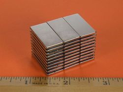 bx081-n52 - 1 x 1/2 x 1/16 Inch Neodymium Rare Earth Bar Magnet N52 -2