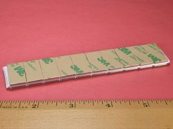 bx081ad-p - 1 x 1/2 x 1/16 Inch Neodymium Rare Earth 3M Adhesive Backed Block Craft Magnet N42 10 Pair Pack-2