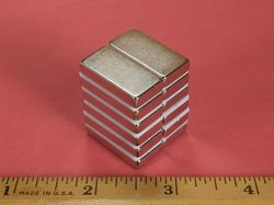 bx083 - 1 x 1/2 x 3/16 Inch Neodymium Rare Earth Bar Magnet N42 -2
