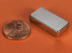 TotalElement N48 Neodymium Block Magnets – 1.5 X 0.5 X 0.25 Inch, Double Countersunk, Nickel Coated (4 Pack)