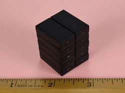 bx084pc-blk - 1 x 1/2 x 1/4 Inch Neodymium Rare Earth Plastic Coated Block Magnet N42 -2