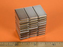 bx08h1 - 1 x 1/2 x 1/10 Inch Neodymium Rare Earth Bar Magnet N42 -2