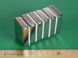 bx0c4 - 1 x 3/4 x 1/4 Inch Neodymium Rare Earth Block Magnet N42 -2