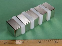 bx0c8-n52 - 1 x 3/4 x 1/2 Inch Neodymium Rare Earth Block Magnet N52 -2