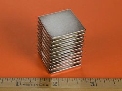 bx0x01 - 1 x 1 x 1/16 Inch Neodymium Rare Earth Block Magnet N42 -2