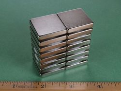 bx0x03 - 1 x 1 x 3/16 Inch Neodymium Rare Earth Block Magnet N42 -2