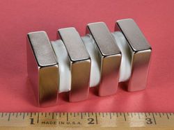 bx0x06-n52 - 1 x 1 x 3/8 Inch Neodymium Rare Earth Block Magnet N52 -2