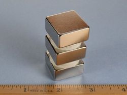 bx0x08 - 1 x 1 x 1/2 Inch Neodymium Rare Earth Block Magnet N42 -2