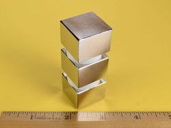 bx0x0c - 1 x 1 x 3/4 Inch Neodymium Rare Earth Block Magnet N42 -2