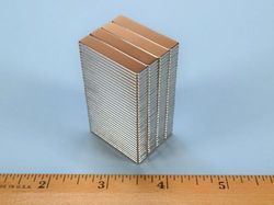 bx441 - 1 1/4 x 1/4 x 1/16 Inch Neodymium Rare Earth Bar Magnet N42 -2