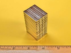 bx442 - 1 1/4 x 1/4 x 1/8 Inch Neodymium Rare Earth Bar Magnet N42 -2