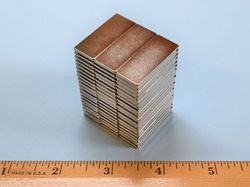 bx481 - 1 1/4 x 1/2 x 1/16 Inch Neodymium Rare Earth Bar Magnet N42 -2