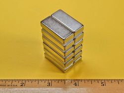 bx484 - 1 1/4 x 1/2 x 1/4 Inch Neodymium Rare Earth Bar Magnet N42 -2