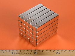 bx844 - 1 1/2 x 1/4 x 1/4 Inch Neodymium Rare Earth Bar Magnet N42 -2