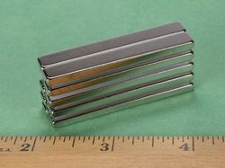 by042-n52 - 2 x 1/4 x 1/8 Inch Neodymium Rare Earth Bar Magnet N52 -2