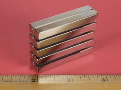by044 - 2 x 1/4 x 1/4 Inch Neodymium Rare Earth Bar Magnet N42 -2