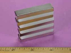 by084-n52 - 2 x 1/2 x 1/4 Inch Neodymium Rare Earth Bar Magnet N52 -2