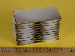 by0x01 - 2 x 1 x 1/16 Inch Neodymium Rare Earth Bar Magnet N42 -2