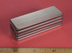 bz0x02 - 3 x 1 x 1/8 Inch Neodymium Rare Earth Bar Magnet N42 -2