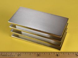 bz0x82 - 3 x 1 1/2 x 1/8 Inch Neodymium Rare Earth Bar Magnet N42 -2