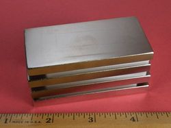 bz0x84 - 3 x 1 1/2 x 1/4 Inch Neodymium Rare Earth Bar Magnet N42 -2