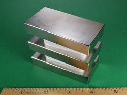 bz0x88 - 3 x 1 1/2 x 1/2 Inch Neodymium Rare Earth Bar Magnet N42 -2