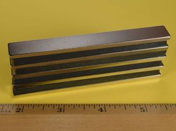 bzx082 - 4 x 1/2 x 1/8 Inch Neodymium Rare Earth Bar Magnet N42 -2