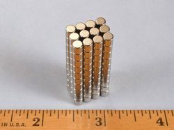 d0505 - 0.156 x 0.156 Inch Neodymium Rare Earth Cylinder/Rod Magnet N42 -2