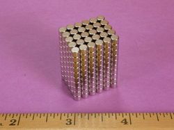 d052 - 0.156 x 1/8 Inch Neodymium Rare Earth Disc Magnet N42 -2