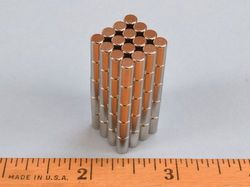 d055 - 0.156 x 5/16 Inch Neodymium Rare Earth Cylinder/Rod Magnet N42 -2