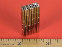 d14-n52 - 1/16 x 1/4 Inch Neodymium Rare Earth Cylinder/Rod Magnet N52 10 Pack-2