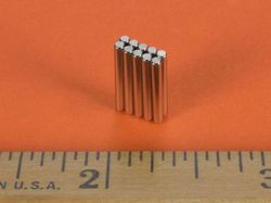 d18 - 1/16 x 1/2 Inch Neodymium Rare Earth Cylinder/Rod Magnet N42 -2