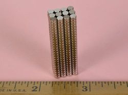d21sh - 1/8 x 1/16 Inch Neodymium Rare Earth High Temp Disc Magnet N42SH 10 Pack-2
