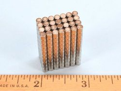 d22-n52sh - 1/8 x 1/8 Inch Neodymium Rare Earth High Temp Cylinder/Rod Magnet N52SH -2