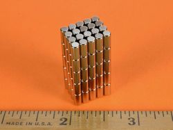 d24 - 1/8 x 1/4 Inch Neodymium Rare Earth Cylinder/Rod Magnet N42 -2