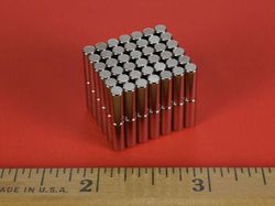 d26 - 1/8 x 3/8 Inch Neodymium Rare Earth Cylinder/Rod Magnet N42 -2