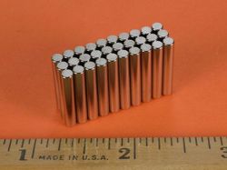 d2c - 1/8 x 3/4 Inch Neodymium Rare Earth Cylinder/Rod Magnet N42 -2