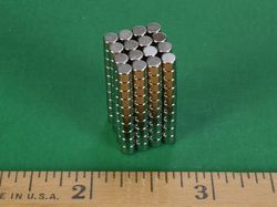 d2h1 - 1/8 x 1/10 Inch Neodymium Rare Earth Disc Magnet N42 10 Pack-2