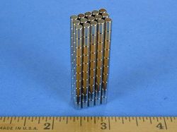 d2h2 - 1/8 x 2/10 Inch Neodymium Rare Earth Cylinder/Rod Magnet N42 -2