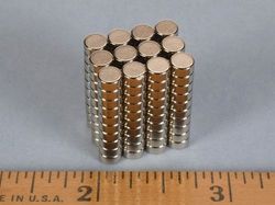d303 - 3/16 x 3/32 Inch Neodymium Rare Earth Disc Magnet N42 -2
