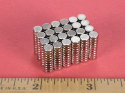 d31-n52 - 3/16 x 1/16 Inch Neodymium Rare Earth Disc Magnet N52 -2