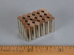 d31 - 3/16 x 1/16 Inch Neodymium Rare Earth Disc Magnet N42 -2