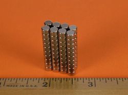 d32 - 3/16 x 1/8 Inch Neodymium Rare Earth Disc Magnet N42 -2